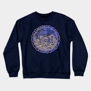 Blue Happy Homes Crewneck Sweatshirt